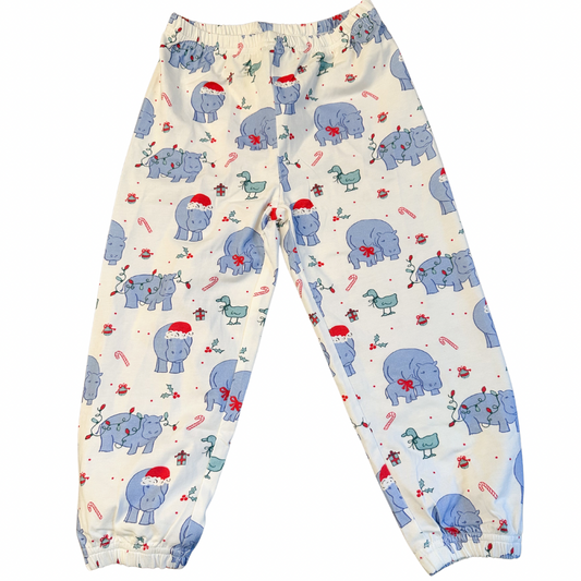 *PRE-ORDER*  Sutton Sweatpants- I Want a Hippopotamus for Christmas