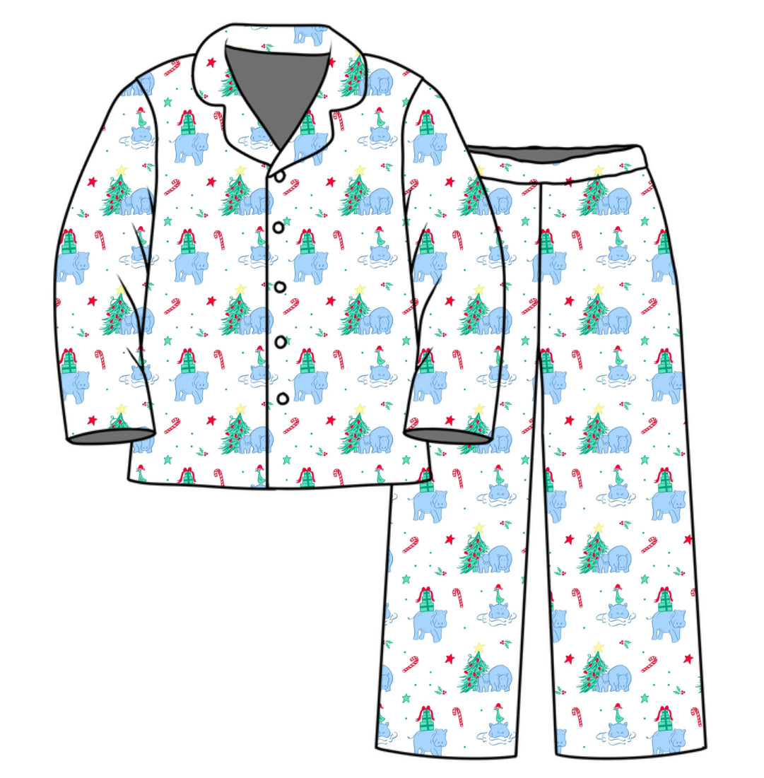 *PRE-ORDER* Lennon Lounge Set (Womens) - I Want a Hippopotamus for Christmas