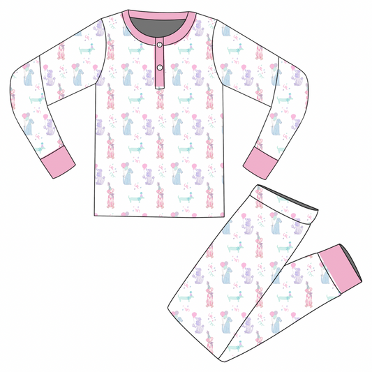 *PRE-ORDER* Sloane Sleep Set- Pawty Pups