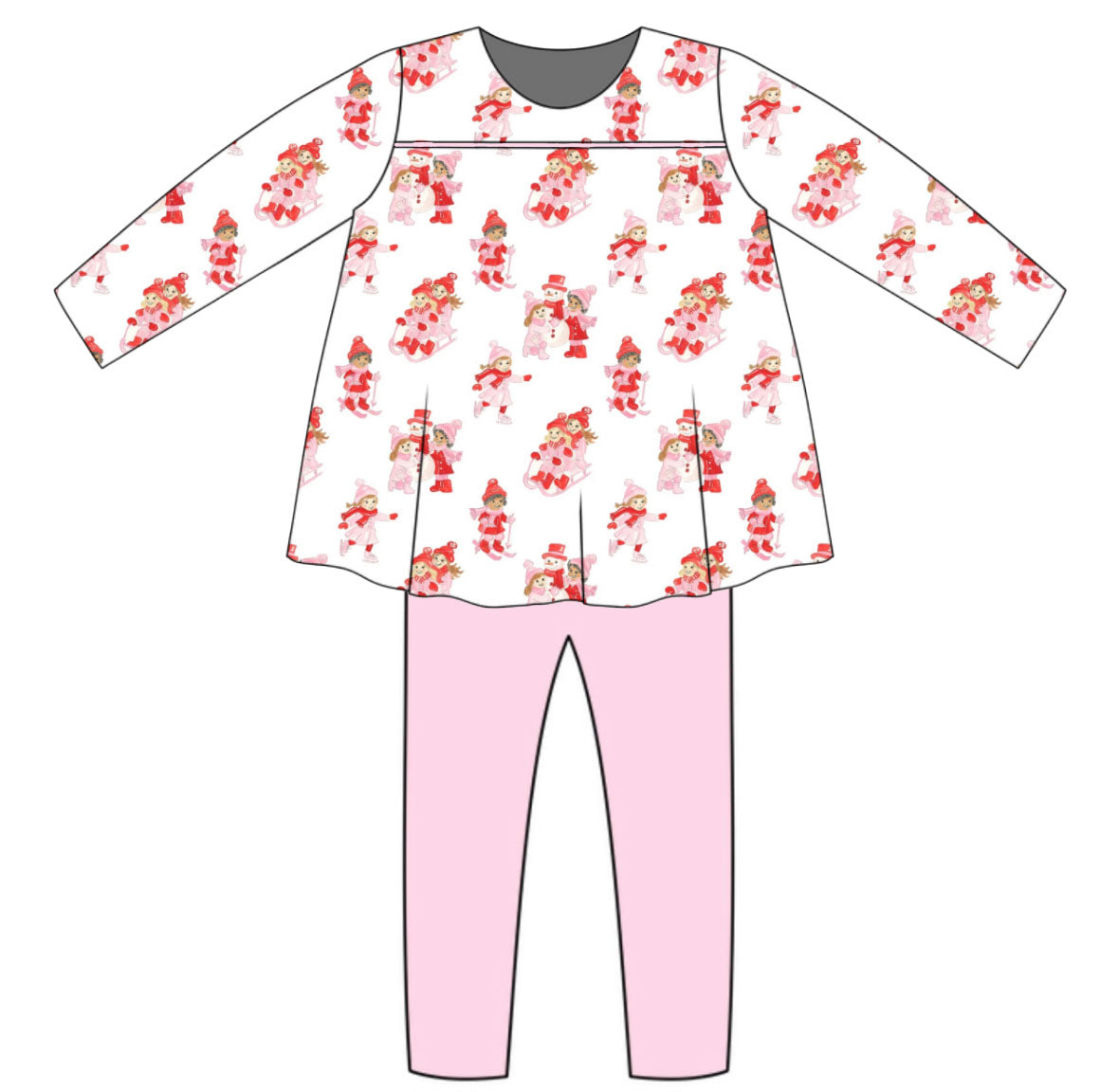 *PRE-ORDER* Emma Kate Set- Snow Much Fun (Pennington Bay Pink)