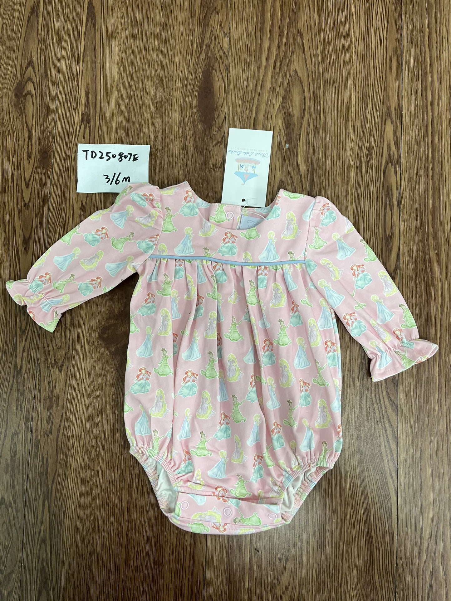 *PRE-ORDER* Abigail Long Sleeve Bubble- Princess Party