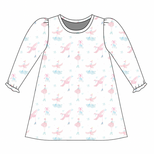 *PRE-ORDER* Charlotte Long Sleeve Play Dress- The Ice Ballet