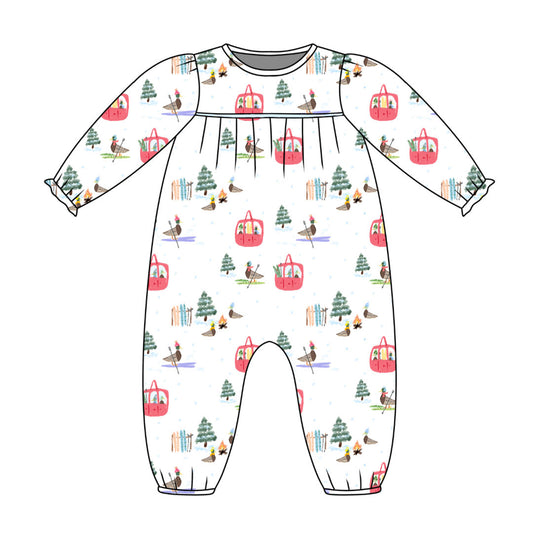 *PRE-ORDER* Ruthie Romper- Cedarwood Cottage (Brookhaven Blue)