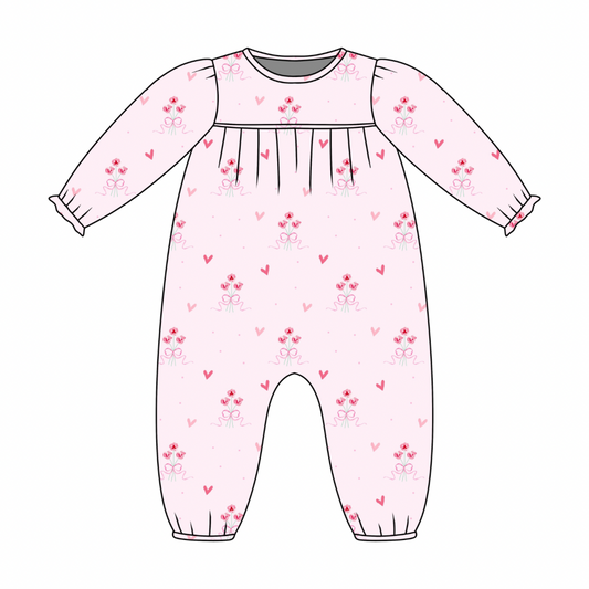 *PRE-ORDER* Ruthie Romper- Sweetheart Bouquet