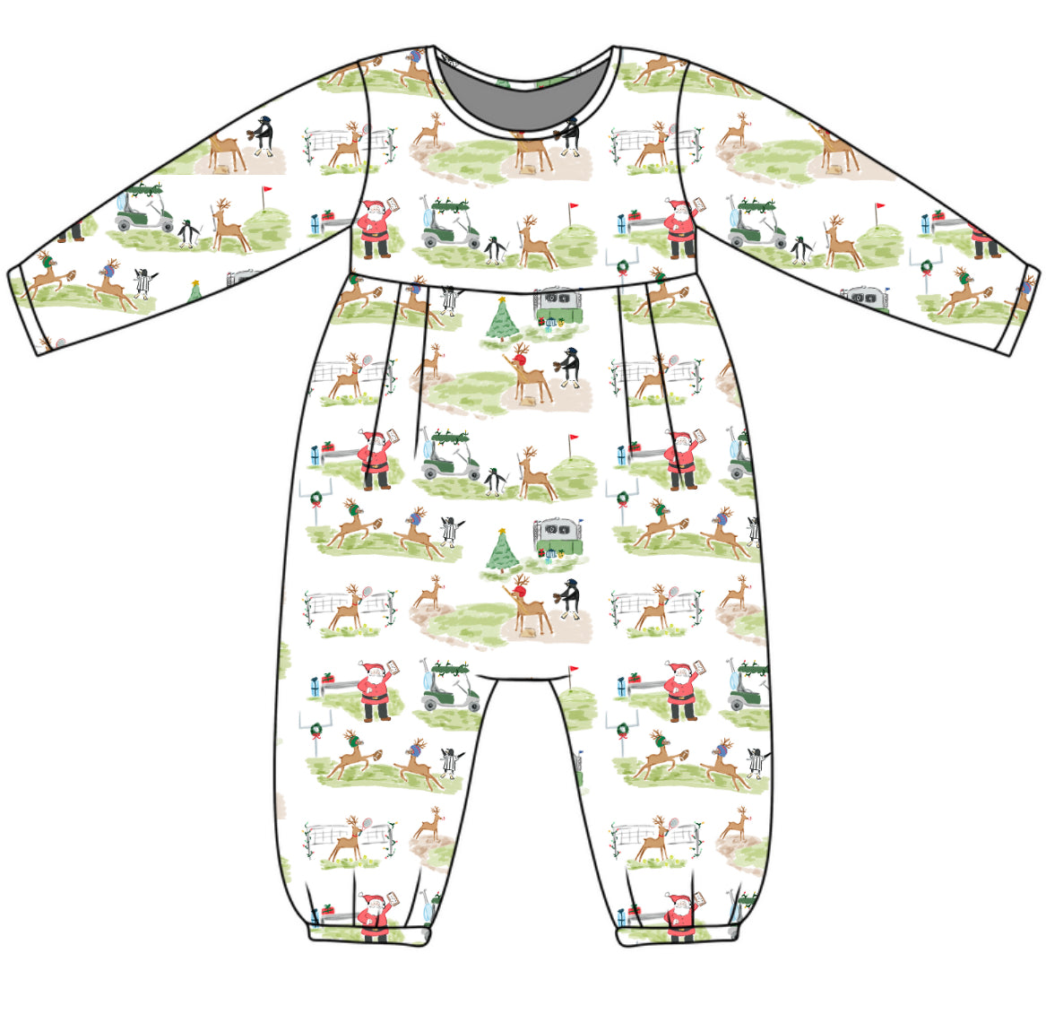 *PRE-ORDER* James Romper- Reindeer Games