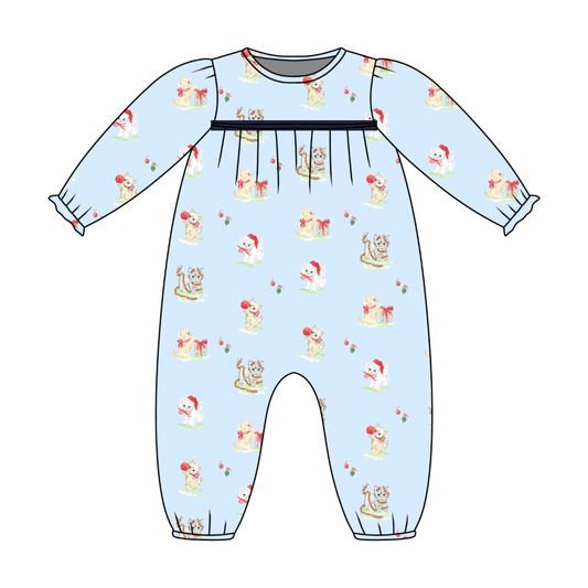 *PRE-ORDER* Ruthie Romper- A Kitten Christmas