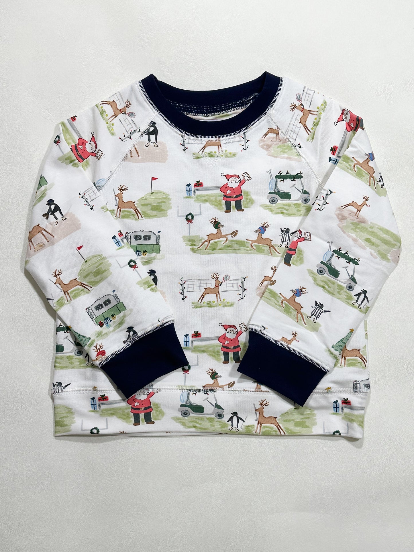 Campbell Crewneck- Reindeer Games (Northbridge Navy)