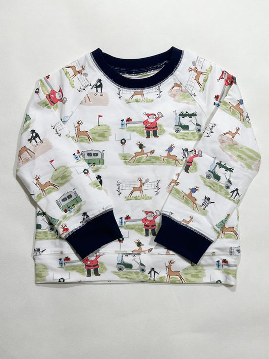 Campbell Crewneck- Reindeer Games (Northbridge Navy)
