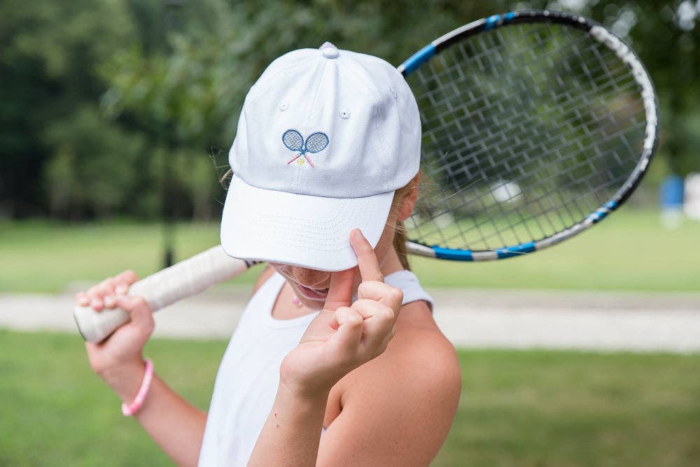 Tennis Bow Baseball Hat (Girls)