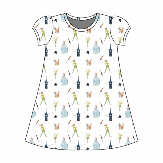 *PRE-ORDER* Winnie Play Dress- Second Star to the Right