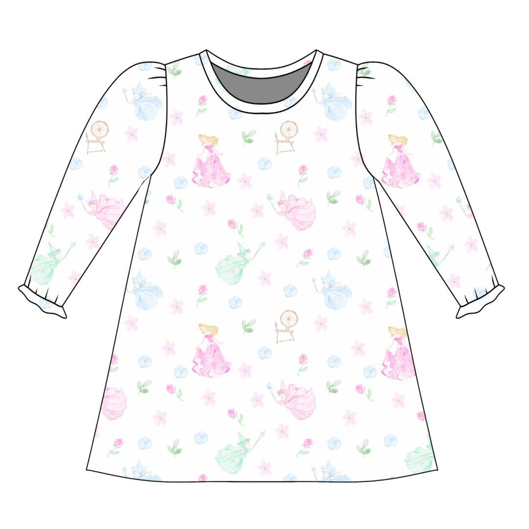 *PRE-ORDER* Charlotte Long Sleeve Play Dress- Enchanted Slumber