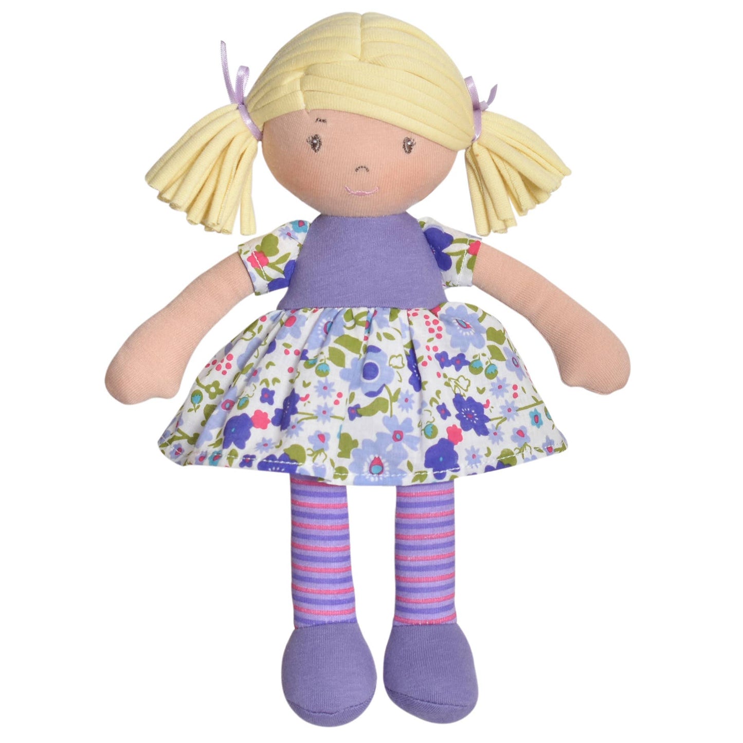 Lil'l Peggy Blonde Hair with Lilac & Pink Dress