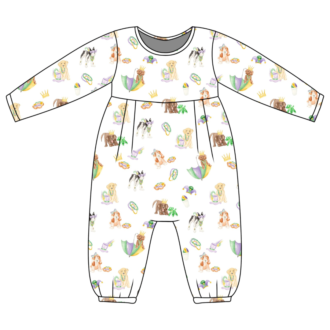 *PRE-ORDER* James Romper- Mardi Paws