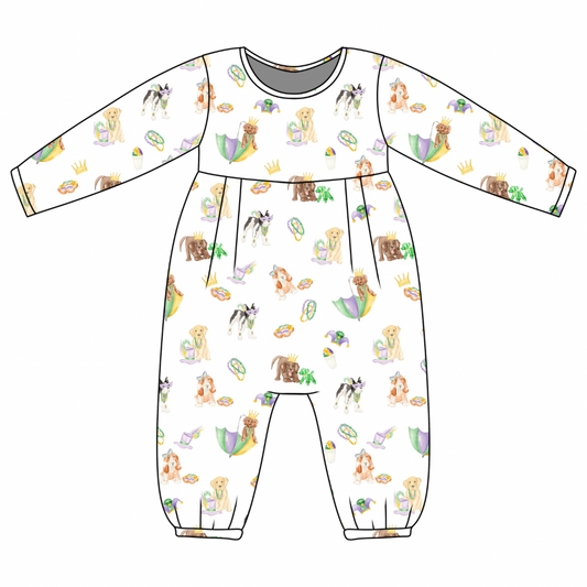 *PRE-ORDER* James Romper- Mardi Paws