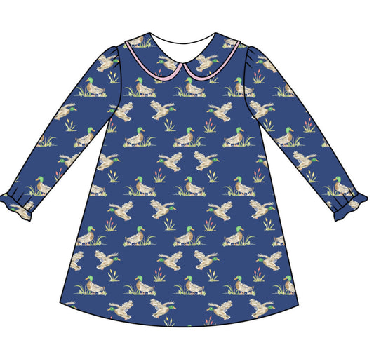 *PRE-ORDER* Dottie Dress- Mallard Mornings