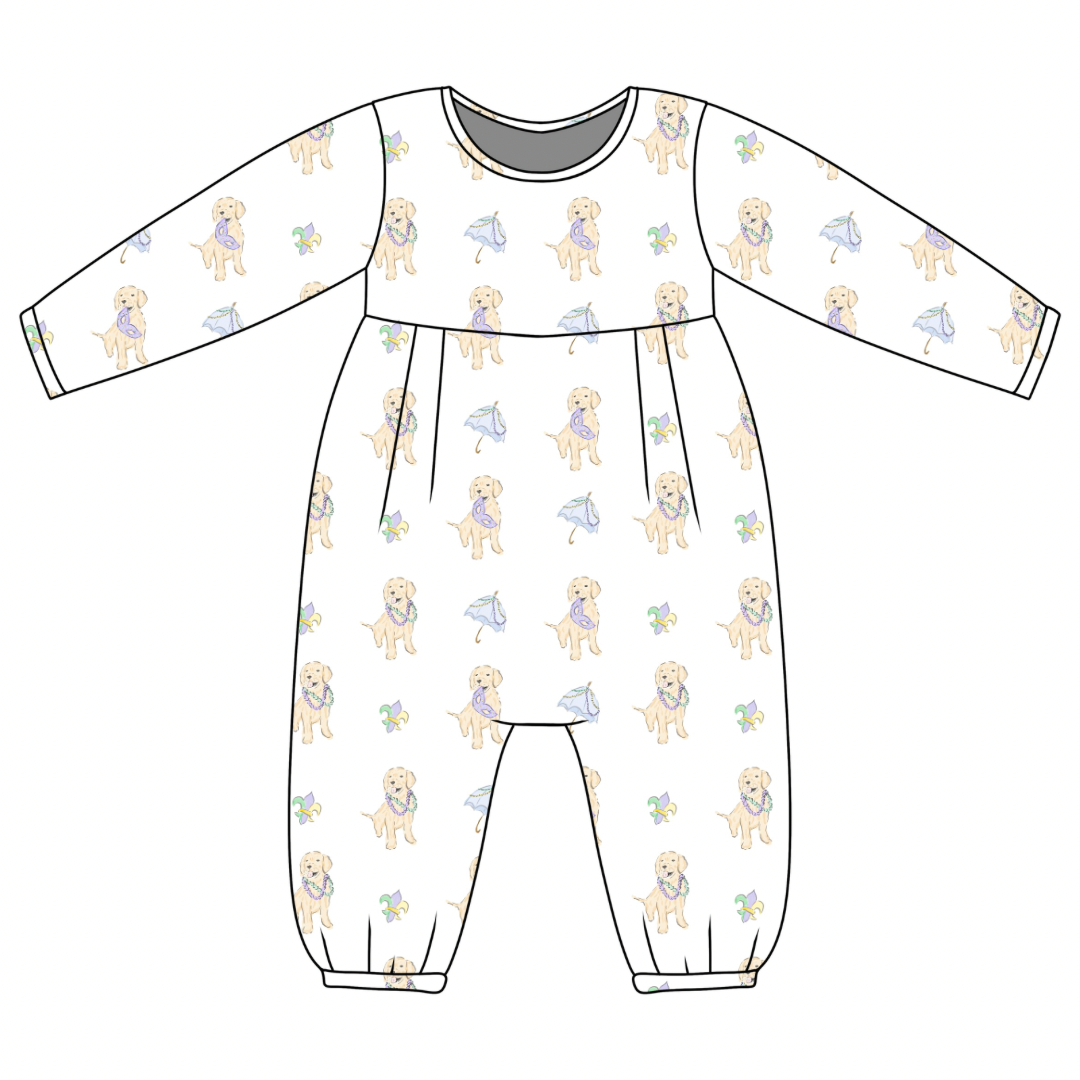 *PRE-ORDER* James Romper- Parade of Pups