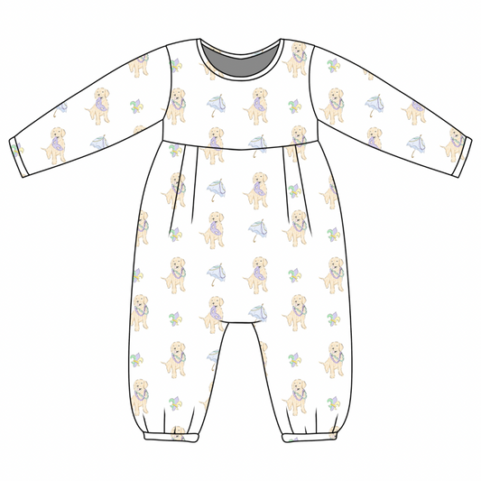 *PRE-ORDER* James Romper- Parade of Pups
