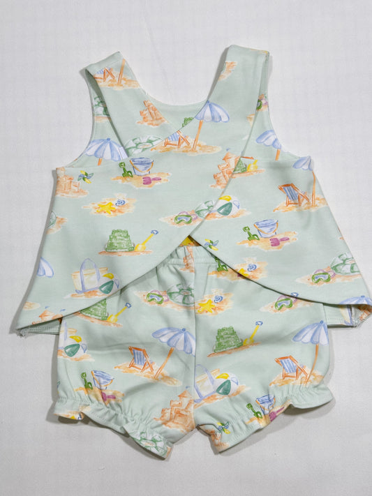 Brynn Bloomer Set- Mint for the Beach
