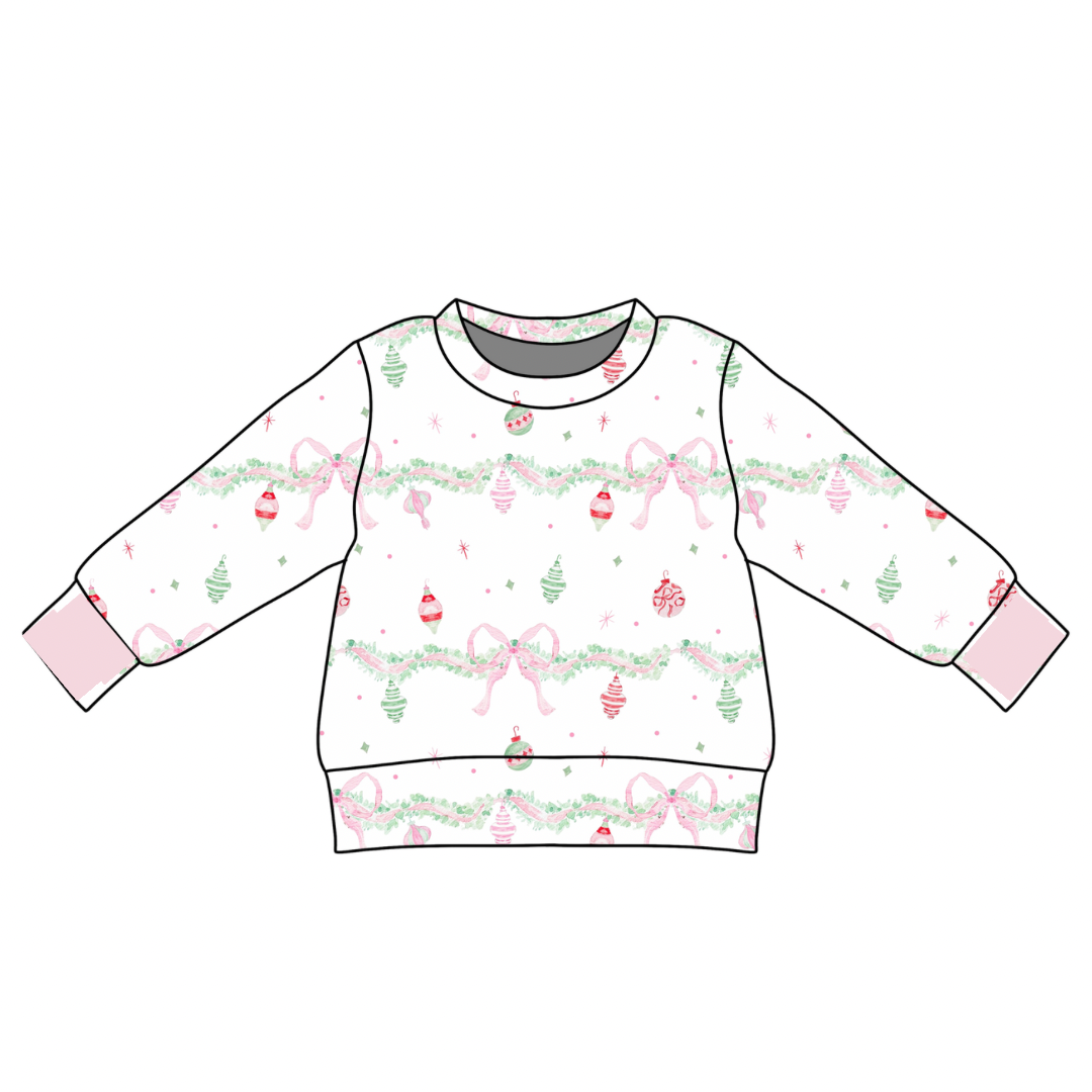 *PRE-ORDER* Blake Crewneck- Sugarplum Ornaments