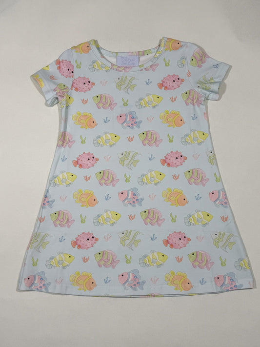 Charlotte Play Dress- Fish Frenzy