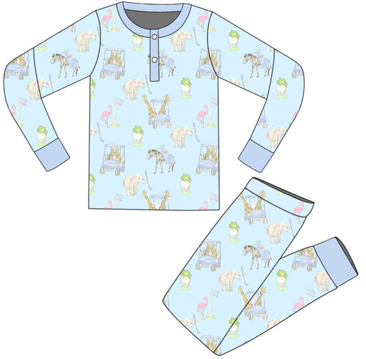 *PRE-ORDER* Sloane Lounge Set- Wild on the Green