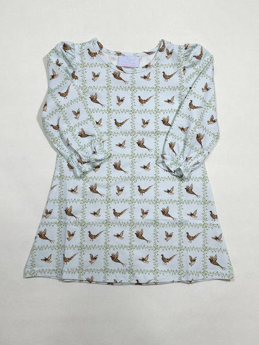 Charlotte Long Sleeve Play Dress- Fernhill Flight