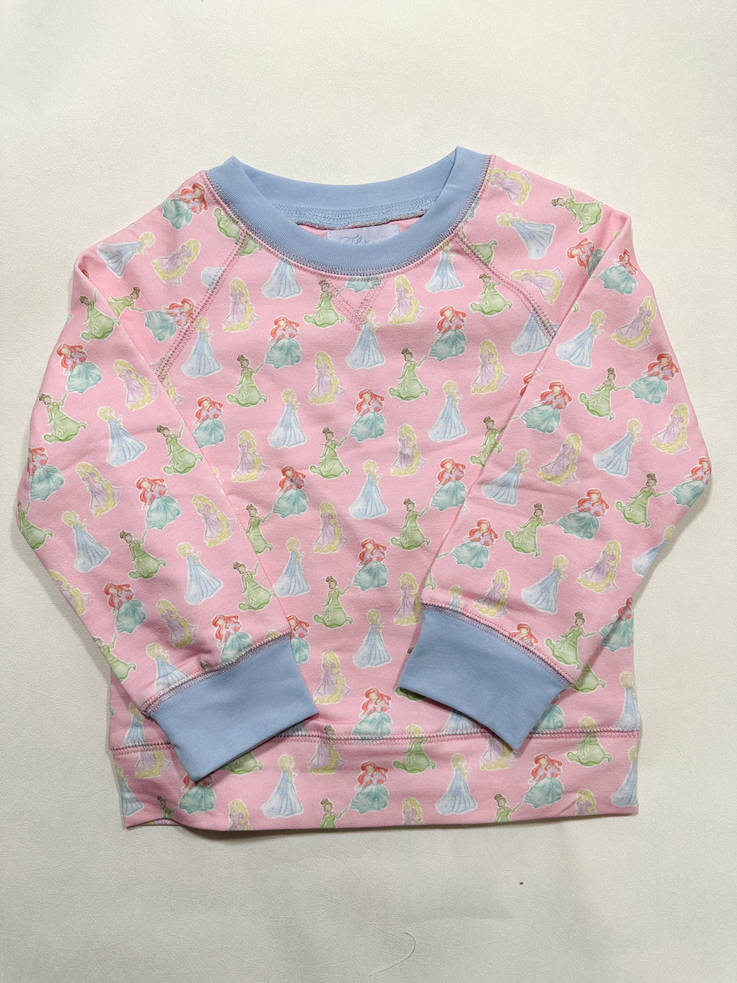 Campbell Crewneck- Princess Party (Brookhaven Blue)
