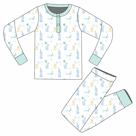 *PRE-ORDER* Sloane Sleep Set- Pawty Pups