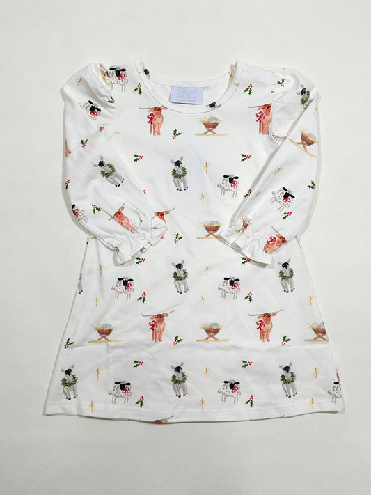 Charlotte Long Sleeve Play Dress- Shepherds Watch
