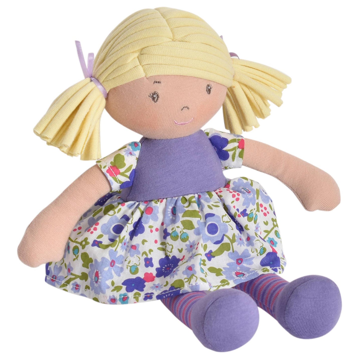 Lil'l Peggy Blonde Hair with Lilac & Pink Dress