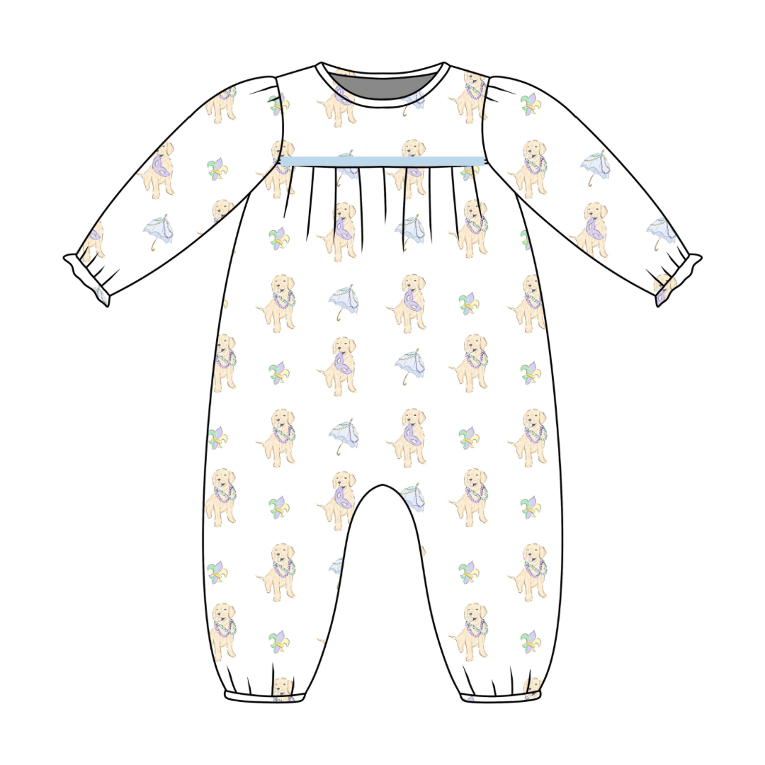 *PRE-ORDER* Ruthie Romper- Parade of Pups