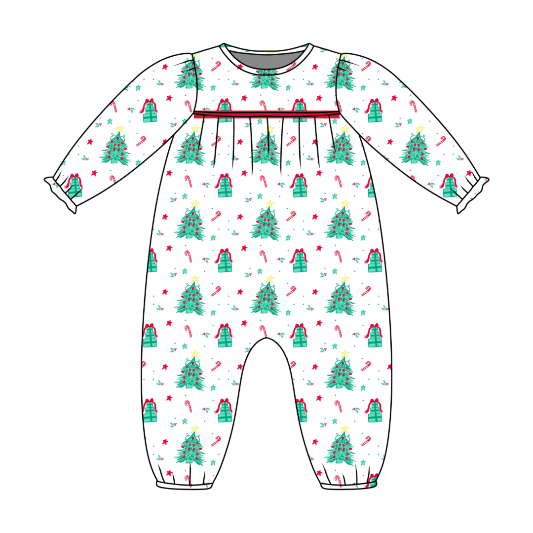 *PRE-ORDER* Ruthie Romper- Classic Christmas