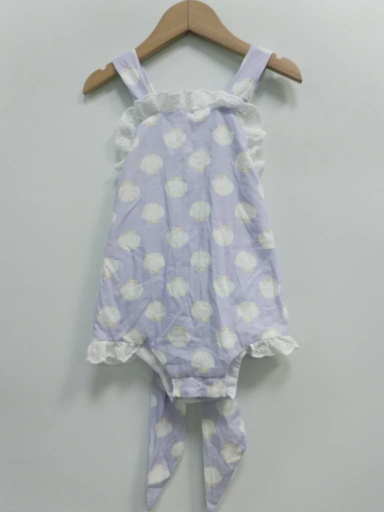 Carlee Sunsuit- Purple Shells