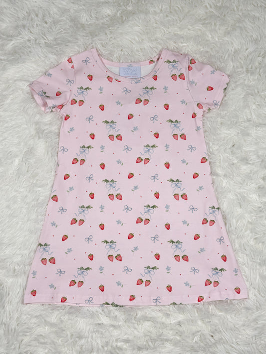 Charlotte Play Dress- Summerfield Strawberries