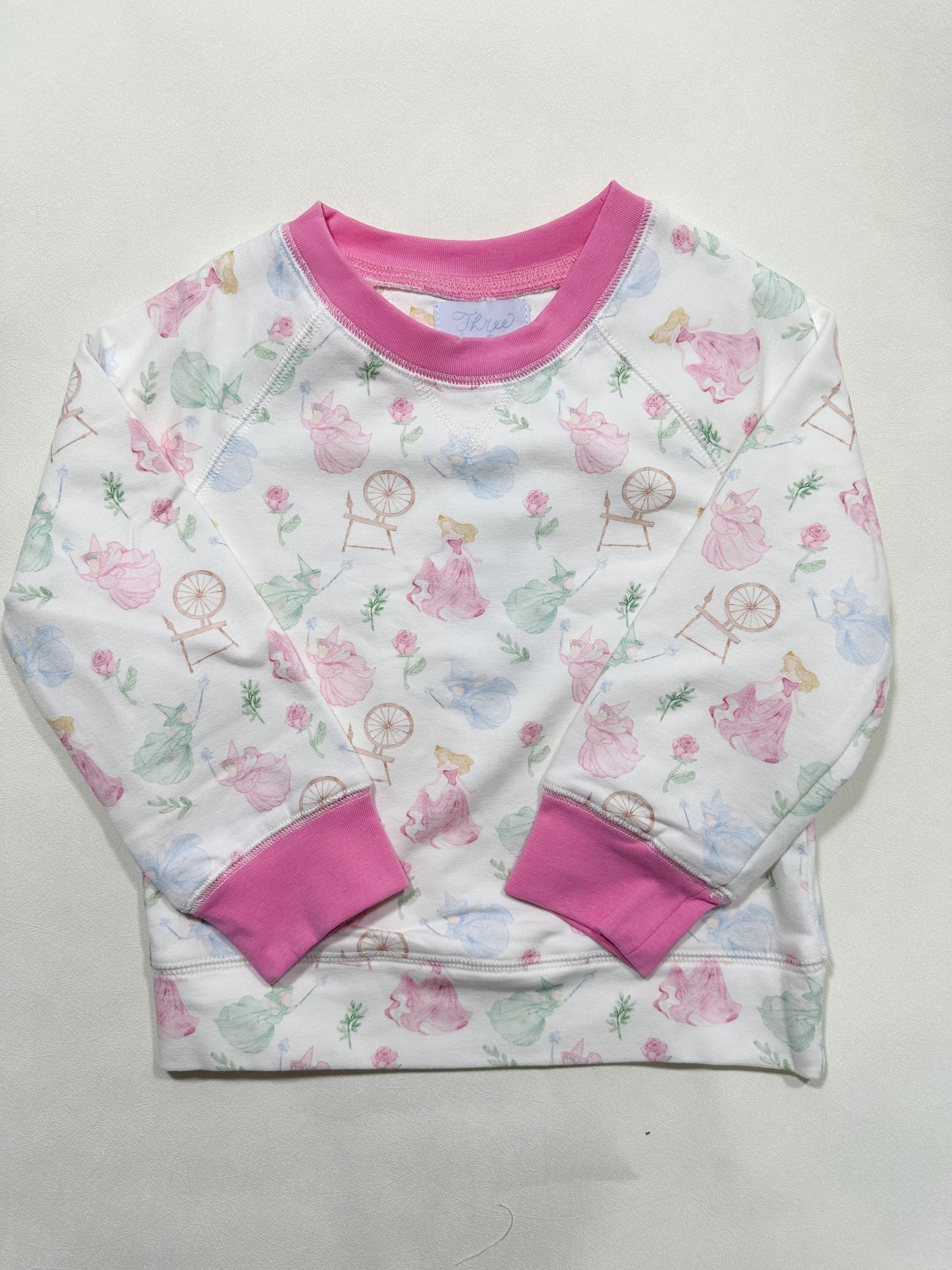 Campbell Crewneck- Enchanted Slumber (Princeton Park Pink)