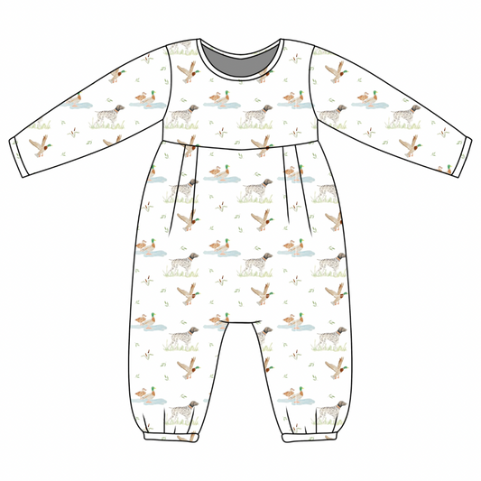 *PRE-ORDER* James Romper- Duck Duck Dog