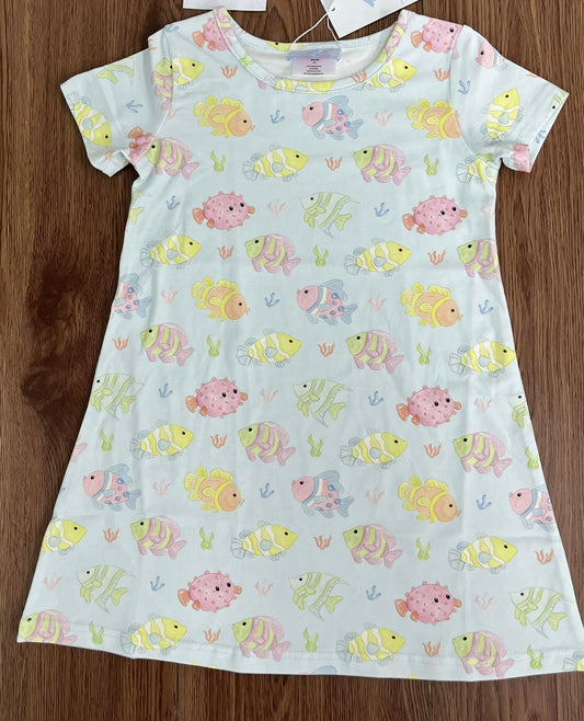 Charlotte Play Dress- Fish Frenzy