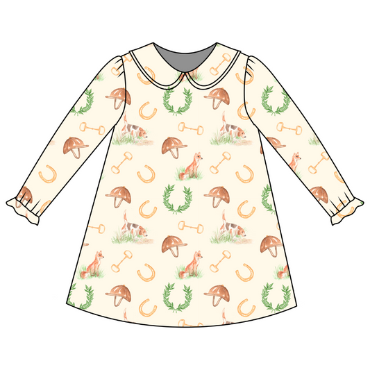 *PRE-ORDER* Dottie Dress- Piedmont Hunt Club (Northbridge Navy)
