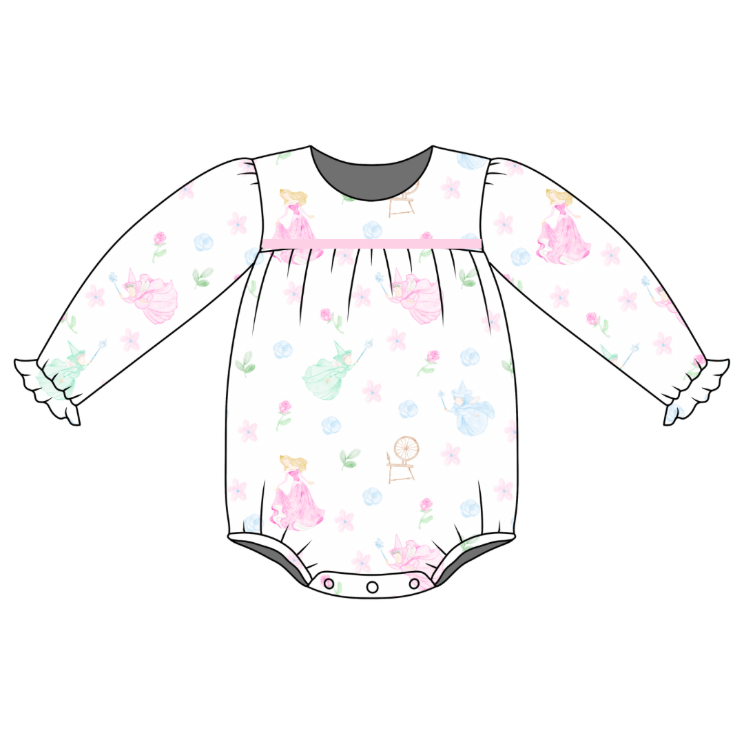 *PRE-ORDER* Abigail Long Sleeve Bubble- Enchanted Slumber