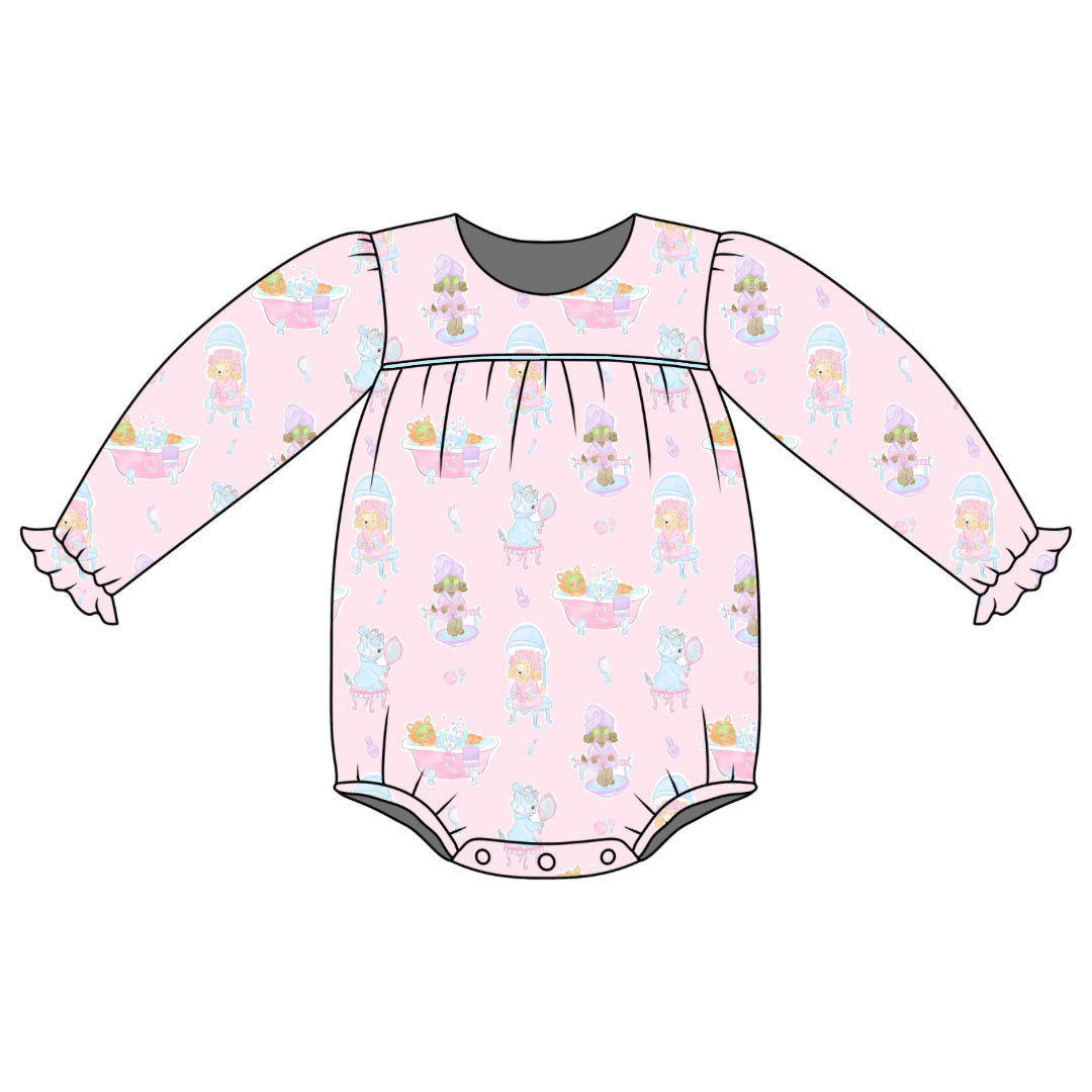 *PRE-ORDER* Abigail Long Sleeve Bubble- Pawfectly Pampered