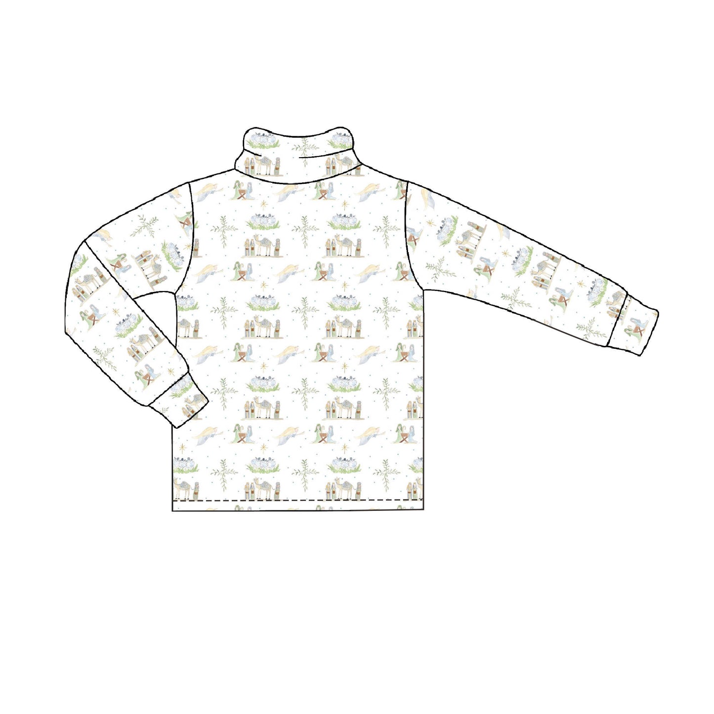 *PRE-ORDER* Parker Turtleneck- Away in a Manger