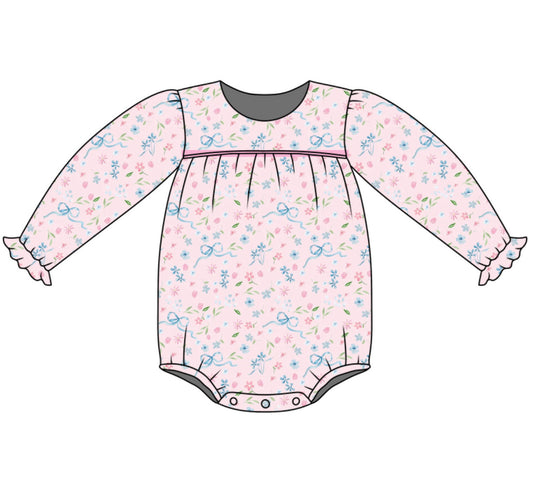 *PRE-ORDER* Abigail Long Sleeve Bubble- Mabry Park Floral