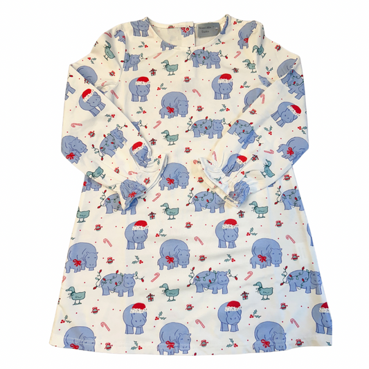 *PRE-ORDER* Charlotte Play Dress- I Want a Hippopotamus for Christmas