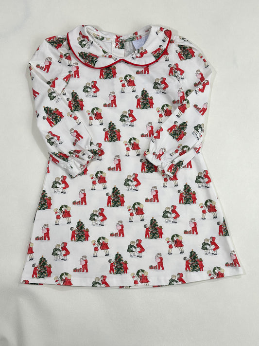 Dottie Dress- Merry Little Moments (Rutledge Red)