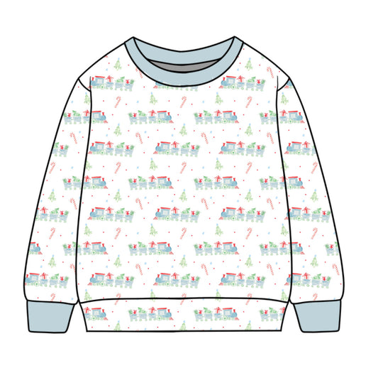 *PRE-ORDER* Campbell Crewneck- Hollyridge Express (Bayfield Blue)