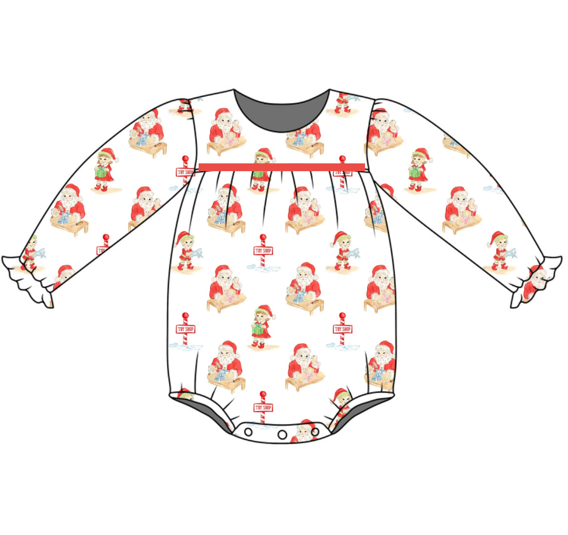 *PRE-ORDER* Abigail Long Sleeve Bubble- Kringle & Co.
