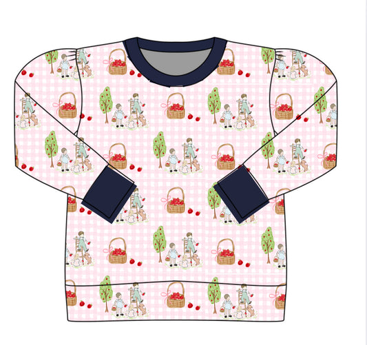 *PRE-ORDER* Campbell Crewneck- Bushels of Fun (Northbridge Navy)