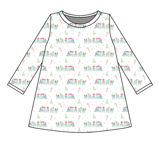*PRE-ORDER* Charlotte Long Sleeve Play Dress- Hollyridge Express