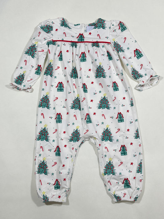 Ruthie Romper- Classic Christmas (Rutledge Red)