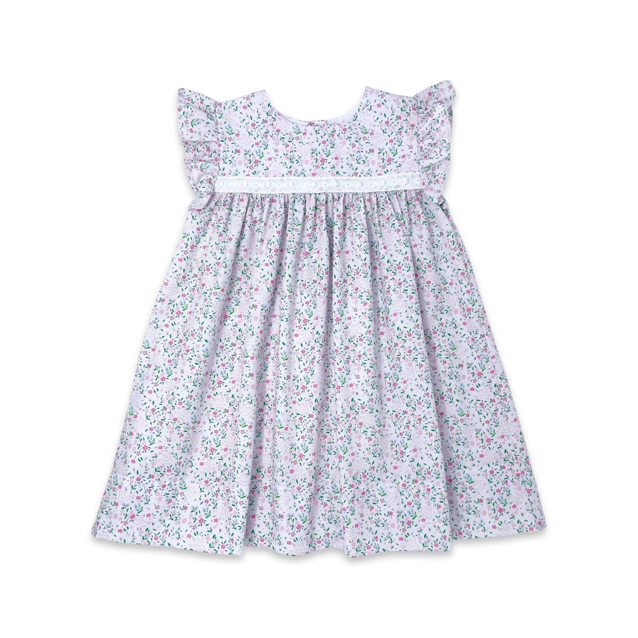 Ribbon Bow Printed Dress Yellow Bobo Choses - Alexandalexa